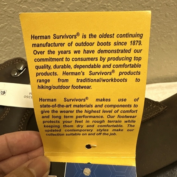 Herman Survivors Smelt 6 Waterproof Safety Boot w/ Metguard Out Of Stock Size 14 - Picture 11 of 15